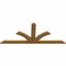 Ekena Millwork Richland Rough Sawn Timber Gable Bracket, Western Red Cedar, 96"W x 40"H x 2"D x 6"F, 10/12 Pitch GBW096X40X0206RIC00RWR - alternate 4